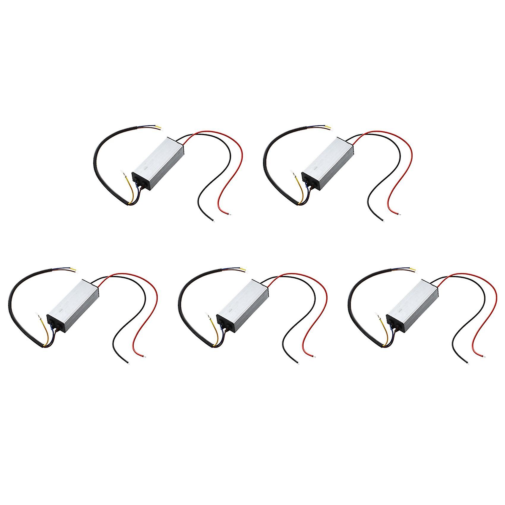 5x Led Transformer Trasformatore Elettronico Impermeabile 50W 85-265V A 25-40V