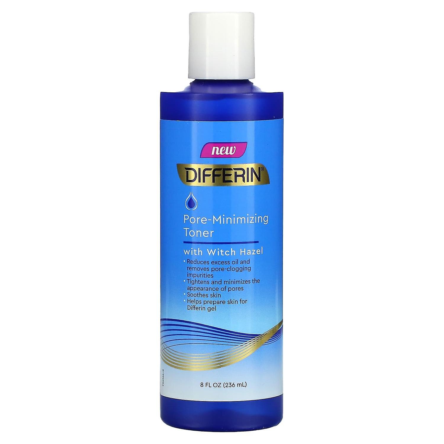 Differin, Pore-Minimizing Toner, With Witch Hazel, 8 fl oz (236 ml)