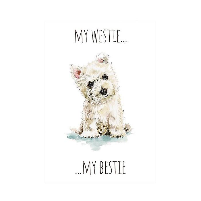 Louise Nisbet Westie Print