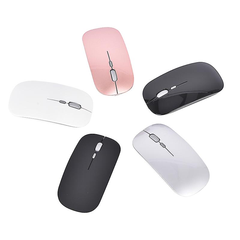 New 2.4ghz Rechargeable Wireless Mouse Silent Button Ultra Thin Usb Optical Mice