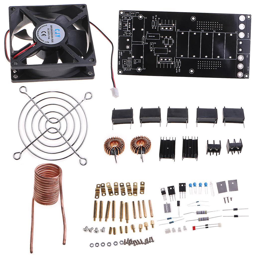 ZVS Induction Heating Power Supply Module 1000W 12-36V with Copper Pipe Coil