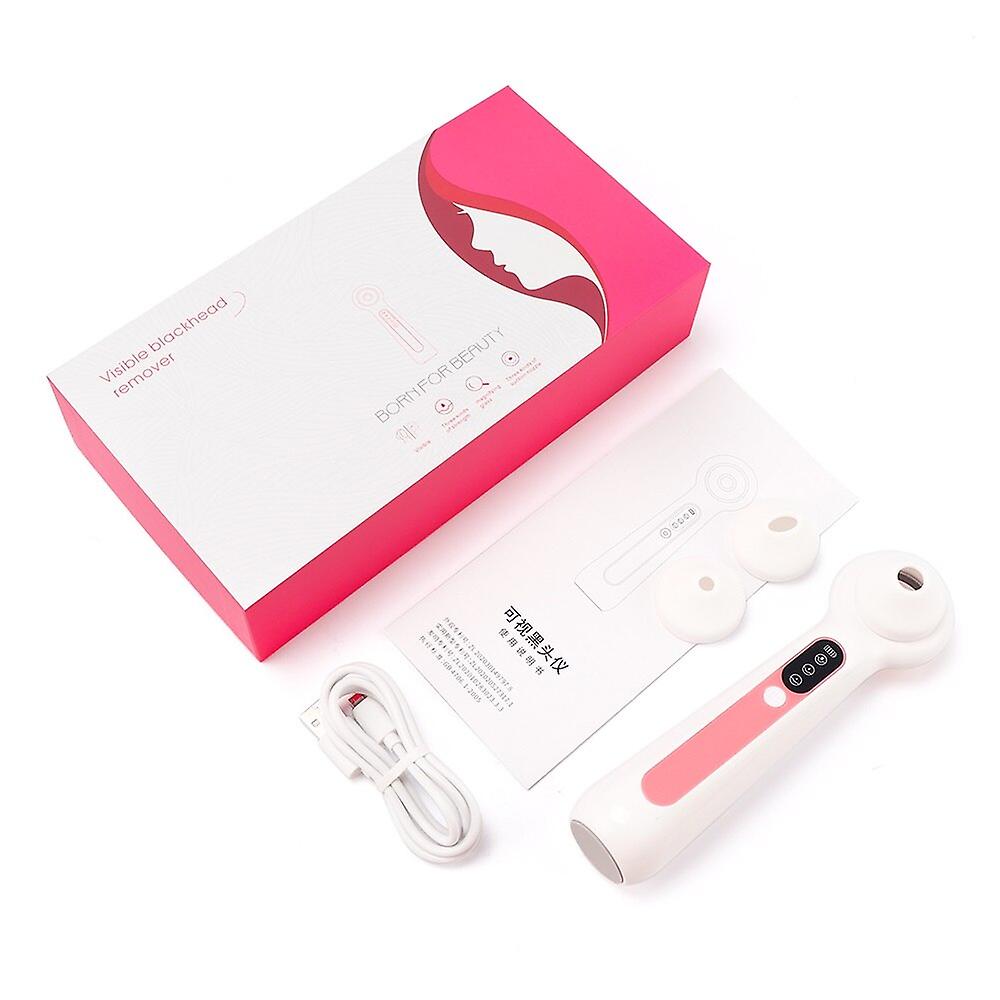 Magnifier Visual Blackhead Remover Strong Vacuum Nose Blackhead Acne Cleaner Silicone Tip Suction Face Grea Deep Cleaning Device