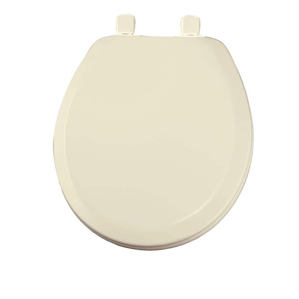 Richfield Lift-Off Never Loosens Round Closed Front Toilet Seat in Bone