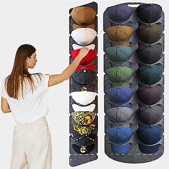 Snap A Cap Ball Cap Rack – Holds 24 Hats Face Forward – Over-the-Door