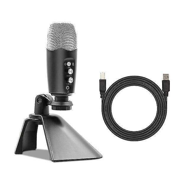 Recording Rgb Condenser Microphone For Iphone Android Laptop Computer Professional Usb Mic For Game Live Broadcast