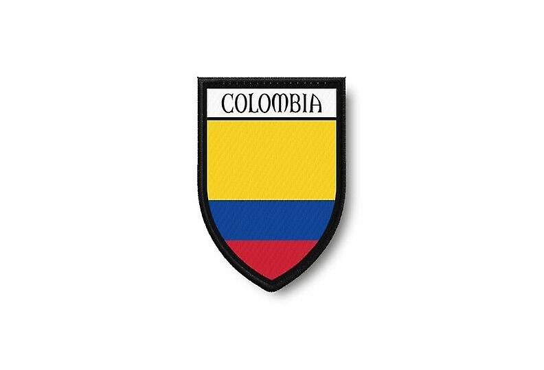 Patch Ecusson Termocollant Edge Brode Flag Prints Colombian Colombia