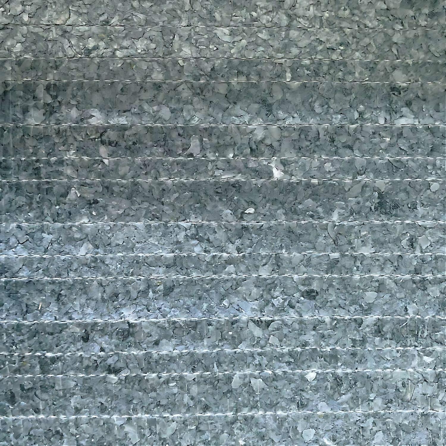 Shell wall covering WallFace CSA09 CAPIZ non-woven wallpaper hand-crafted with real Capiz shells mother-of-pearl look grey