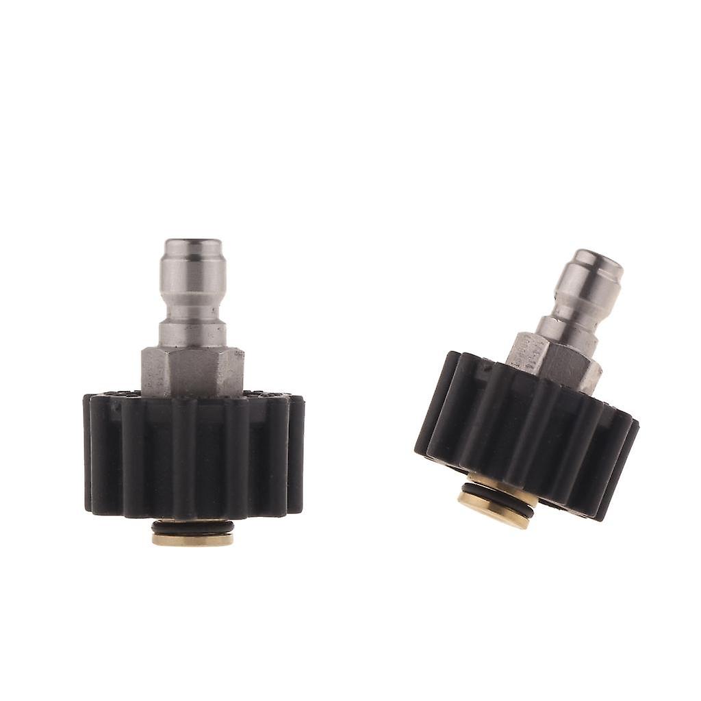2Pcs 1/4 Quick Connect Design Pressure Multiple Degrees Washer Spray Nozzle