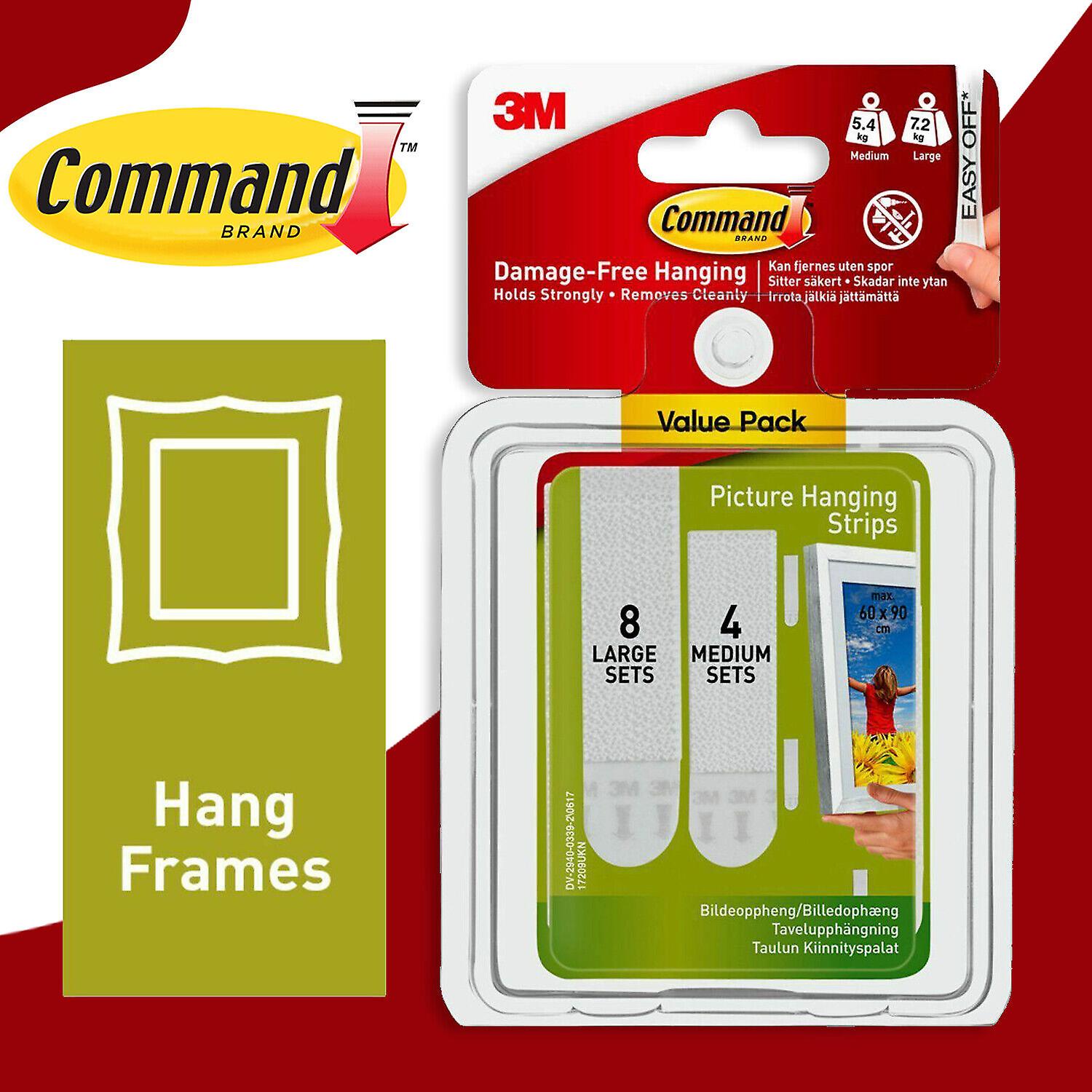 Hanging Strips Transparent Hooks