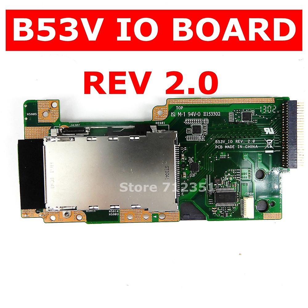 B53v Io_board Rev2.0 For Asus B53v B53s B53 Laptop Motherboard Io Board Usb Board Sd Card Reader Board Usb3.0 Test 100% Ok