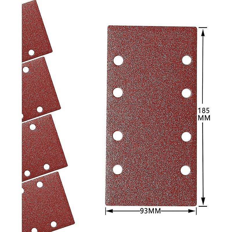 Bosch Accessories Sanding Sheet for Orbital Sanders, 8 Holes, 40 Grit ...