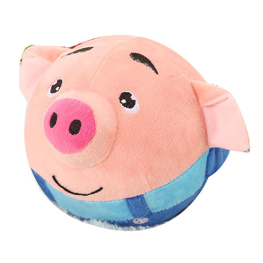 Cute Electric Jumping Plush Piggys Toy Personalized Animals Sounding Toy Novelty Surprise Gift