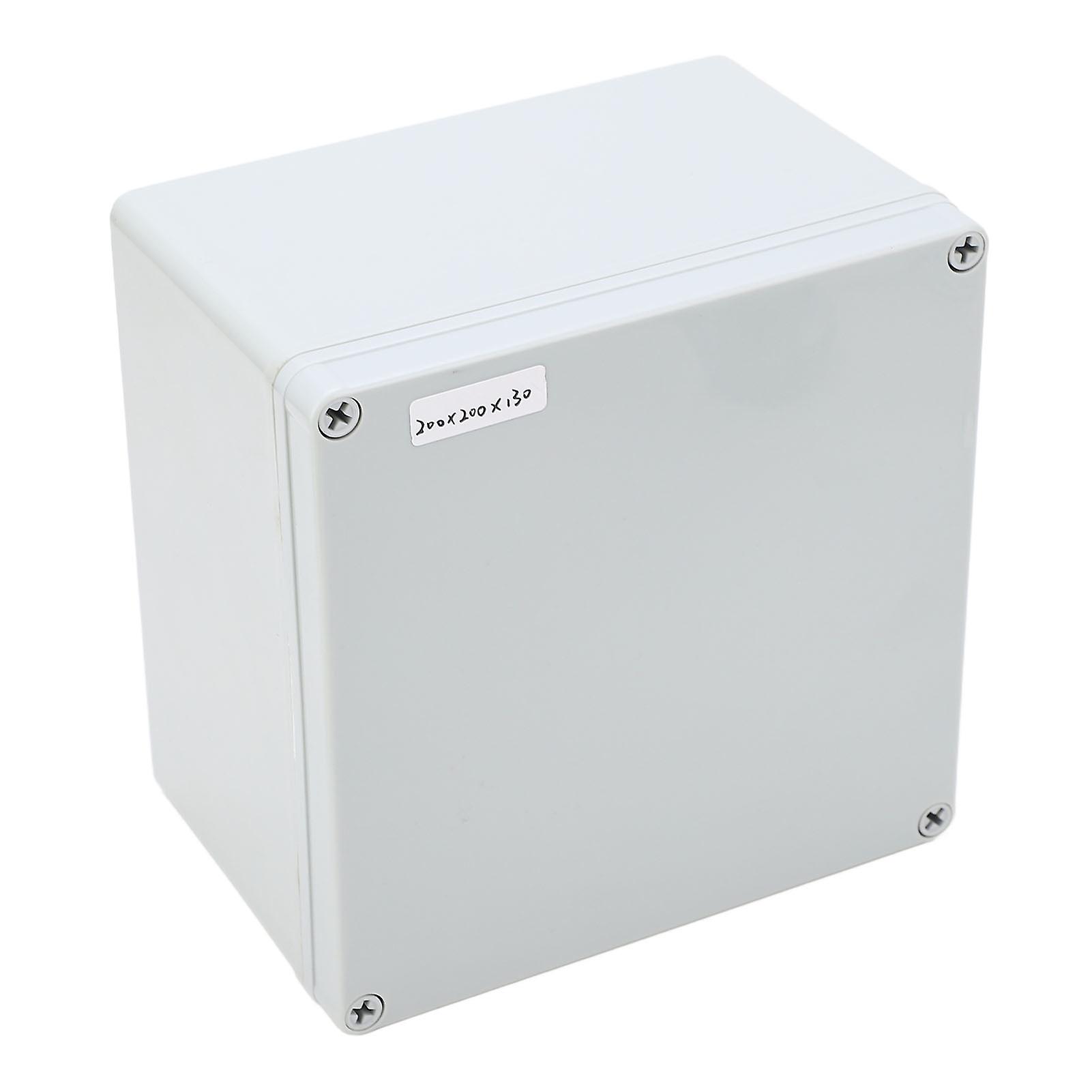 Junction Box ABS Waterproof IP67 Outdoor Universal 200 X 130mm Electrical Project Case with Mounting Plate