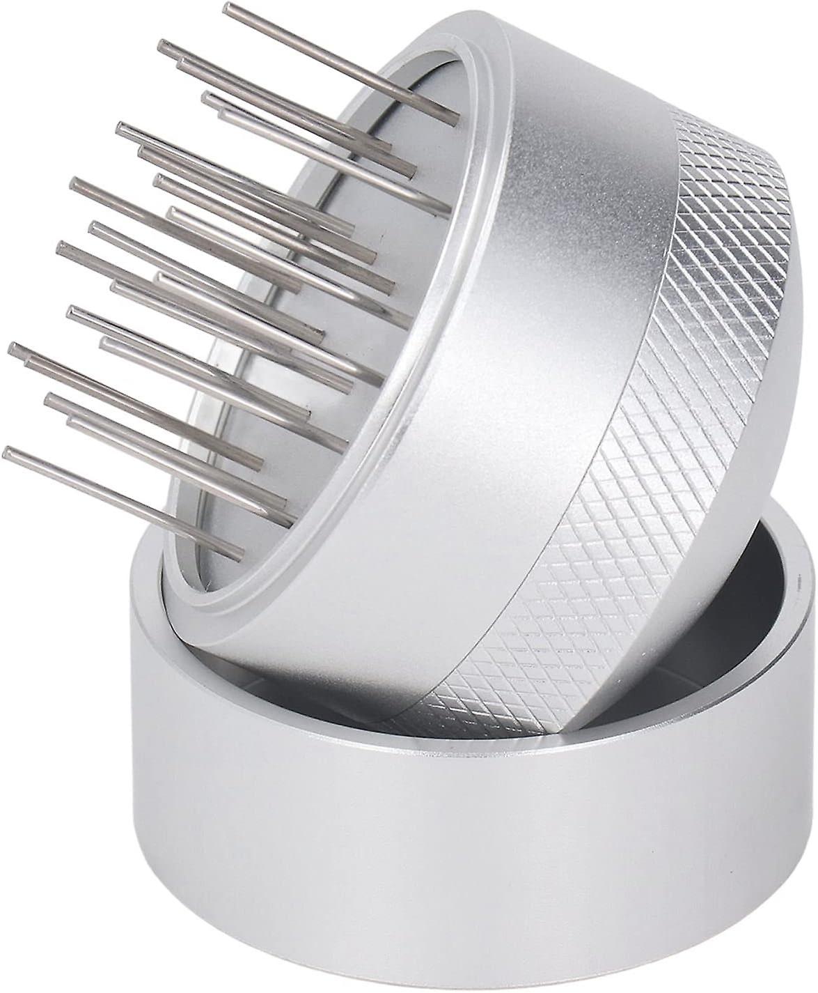 Coffee Needle Distributor with Base Effective Dispersion Rust Resistant Stainless Steel Hand Coffee 