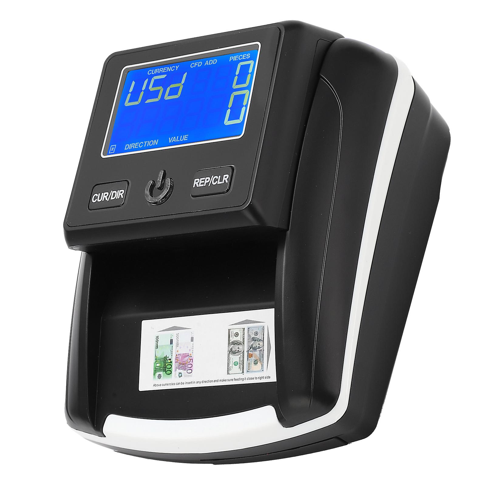 Banknote Detector Small Portable Convenient Digital Technology Intelligent Money Counter with LED Display 100?240VEU Plug