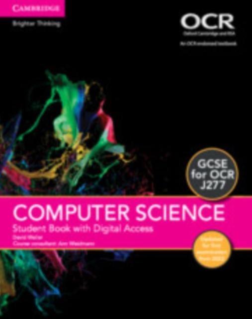 Gcse Computer Science For Ocr Student Book With Digital Access 2 Years Updated E by David Waller Paperback Book