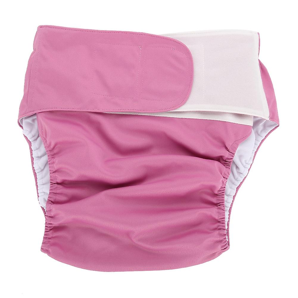 Adult Cloth Diaper Reusable Washable Adjustable Large Nappy Rose306