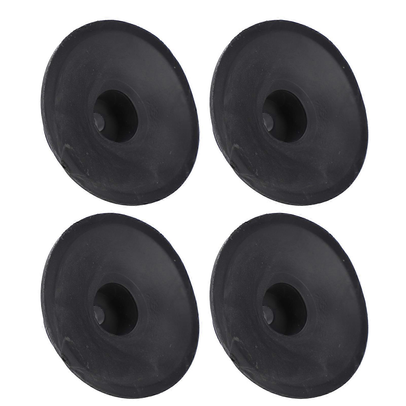 4PCS Rubber Cushion Pads for Air Compressor, 45mm x 20mm, M6 Fixing