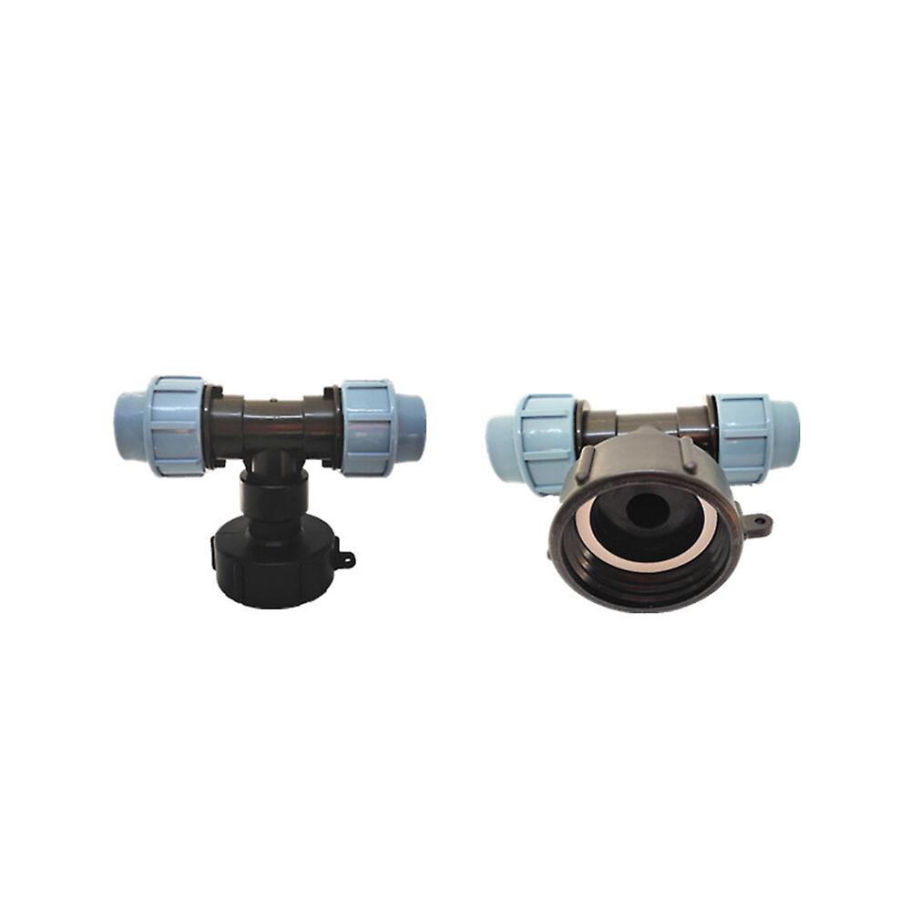 Ton Barrel Water Tank Valve Connector 20/25/32mm Tee Union Adapter Barrels Fitting Parts
