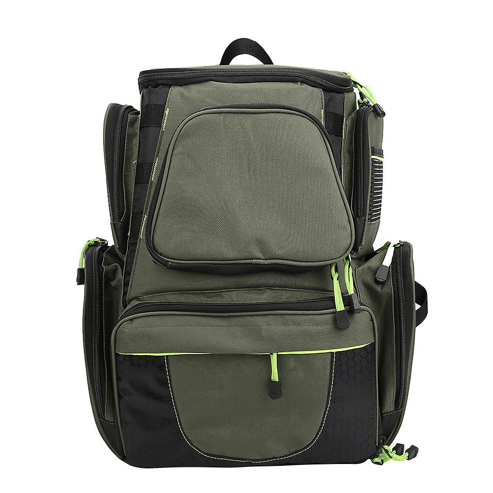 Multi-function Large Capacity Fishing Backpack Outdoor Waterproof Fish Tackle Storage Carrier Bag