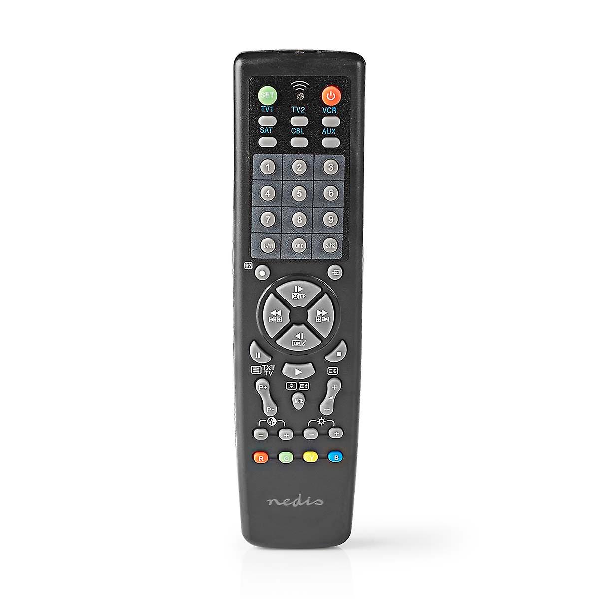 Universal Remote Control | Pre-programmed | 10 Devices | Memory Buttons / TV Guide Button | Infrared |
