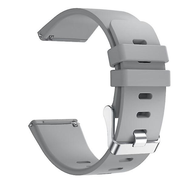 Replacement Silicone Watch Band for Fitbit Versa (180mm) - Gray