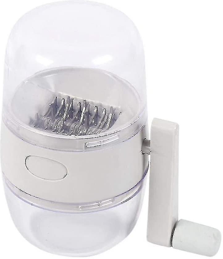 Manual nut grinder, nut chopper grinder with non-slip base, multifunctional dry fruit crusher peanut