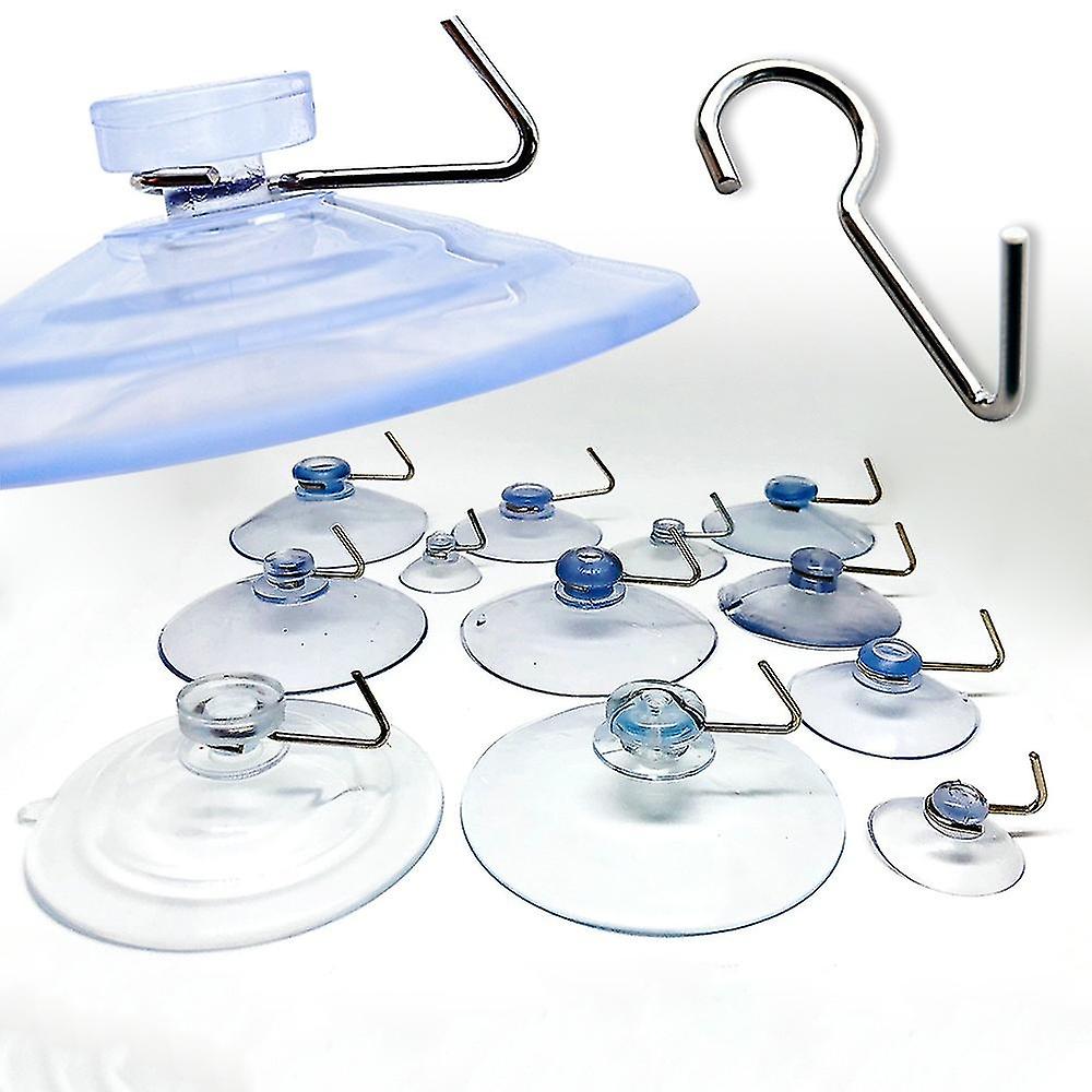 20 suction cups 50mm plastic suction cups with hooks for outdoor