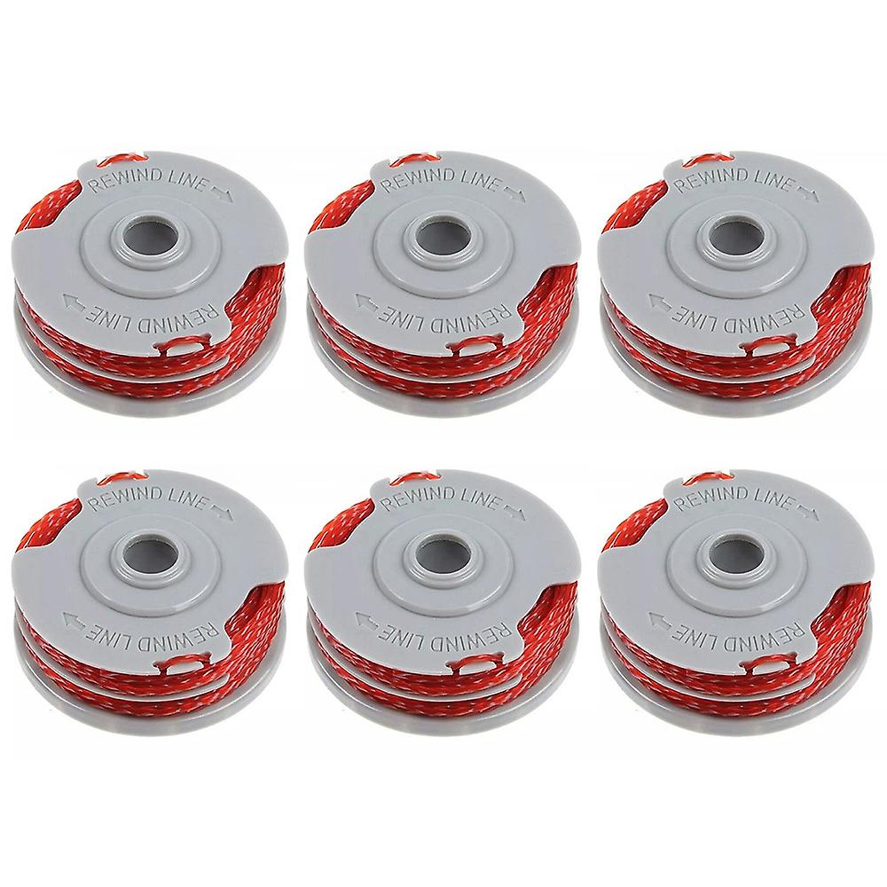 6Pcs Replacement Spools for Flymo Contour 500XT / Power Trim 500XT Lawn Mower Wire Reels, FLY021 / 5