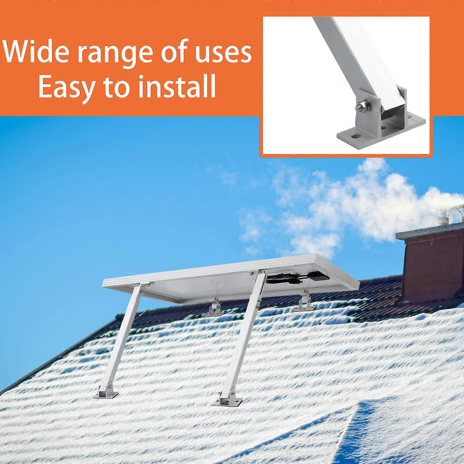 Solar Panel Holder Set 15 to 30 Degrees Adjustable Bracket Solar Panel Mount Bracket Set