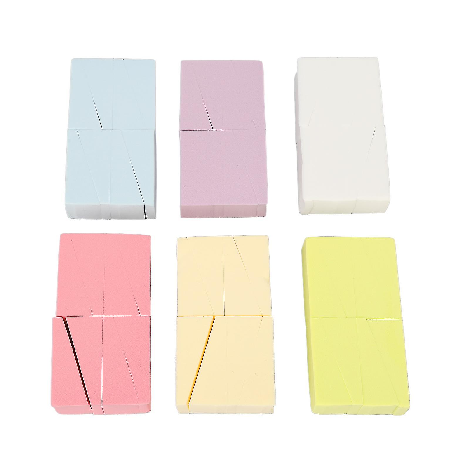 Gradient Nails Soft Sponges Set - 6 Packs, Multifaceted, Manicure Art Tool