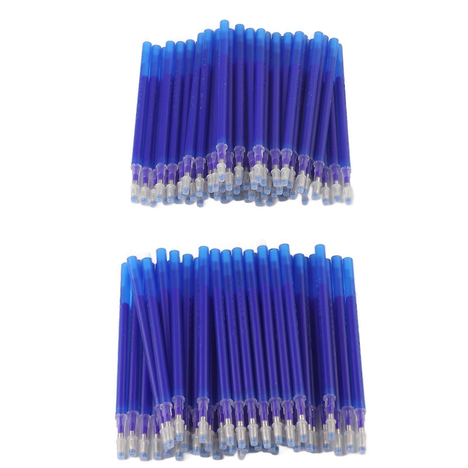 100pcs Fabric Marker Pen Refill Clothing Accessory Tailor Tools For High Temperature Fadeblue
