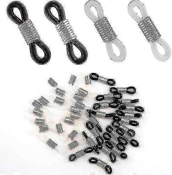 40 قطعة نظارة كليب نظارات قابلة للتعديل سلاسل ينتهي ، سلسلة طويلة قابلة للتعديل حزام حامل ينتهي موصلات لحامل النظارات قلادة سلسلة حزام