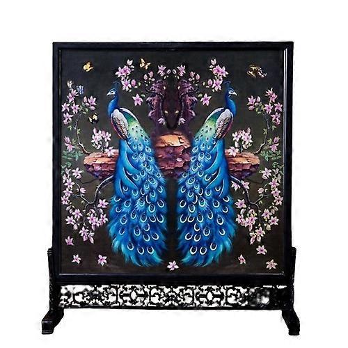 Decorative Trays-Nature's Grace-Peacock Spirit Plate