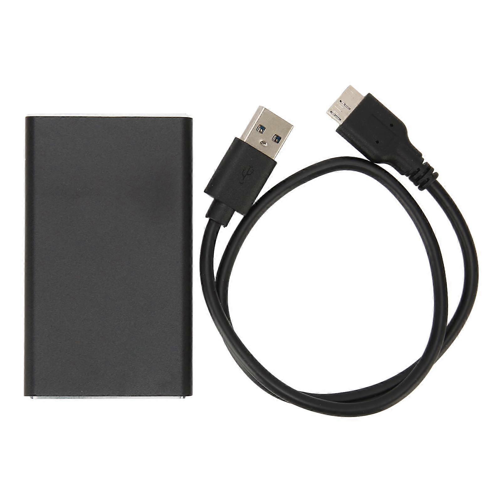 USB3.0 to MSATA Enclosure 6Gbps Support UASP Aluminum Alloy SSD Enclosure for 30x25mm 30x50mm MSATA SSD