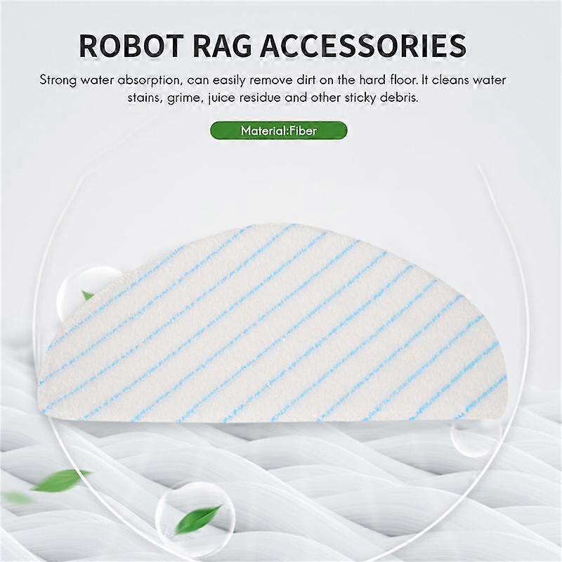 30 PCS Replacement Mopping Pads for OZMO T9 Series T8 Series T8 T8 Max N8 Robot Vacuum