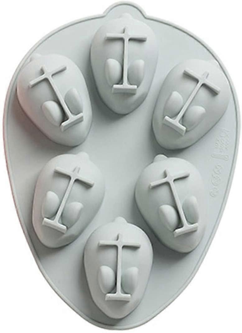 Easter Egg and Bunny Mold, Silicone Molds compatible with Candy, Cake, Chocolate