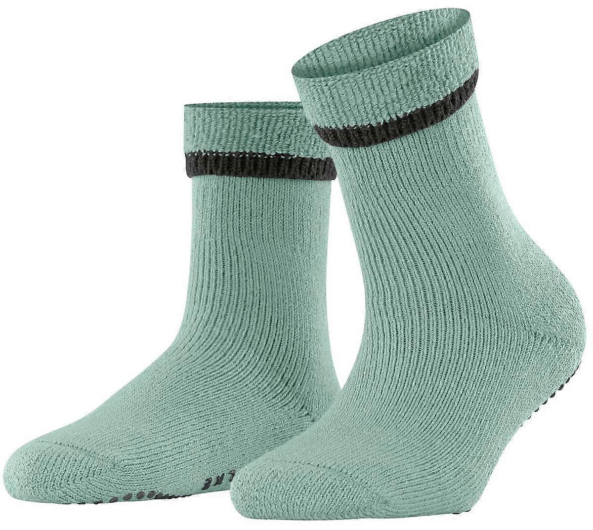 Falke Cuddle Pads House Socks - Peppermint Green