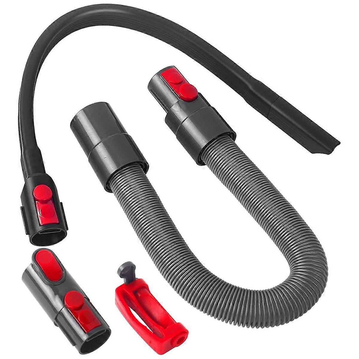 Replacement Stretch Hose Extension, Flexible Extended Crevice Nozzle, Switch Lock and Adapter for V