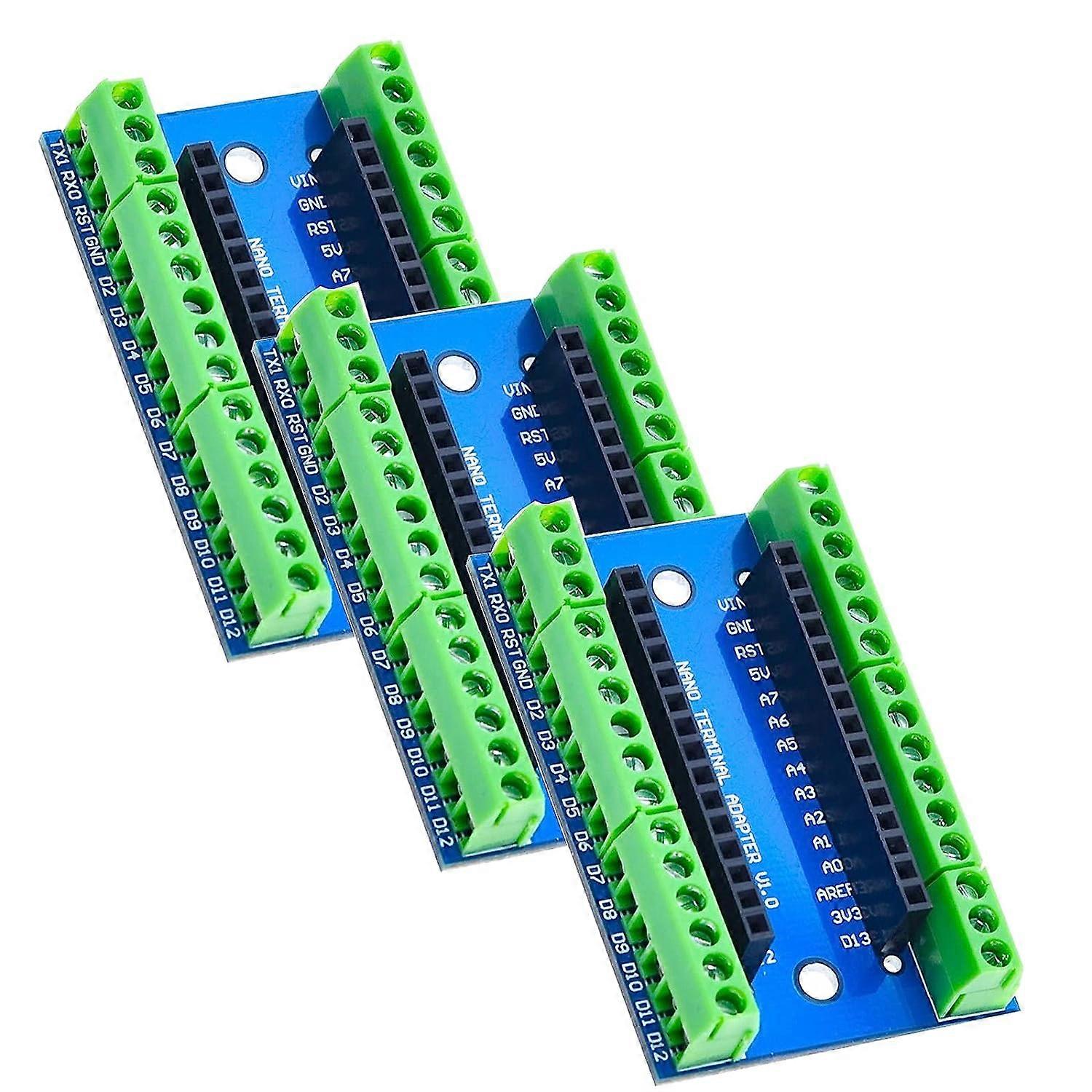 3 Pack Expansion Board Compatibel met Arduino Nano V3.0 AVR ATMEGA328P-AU