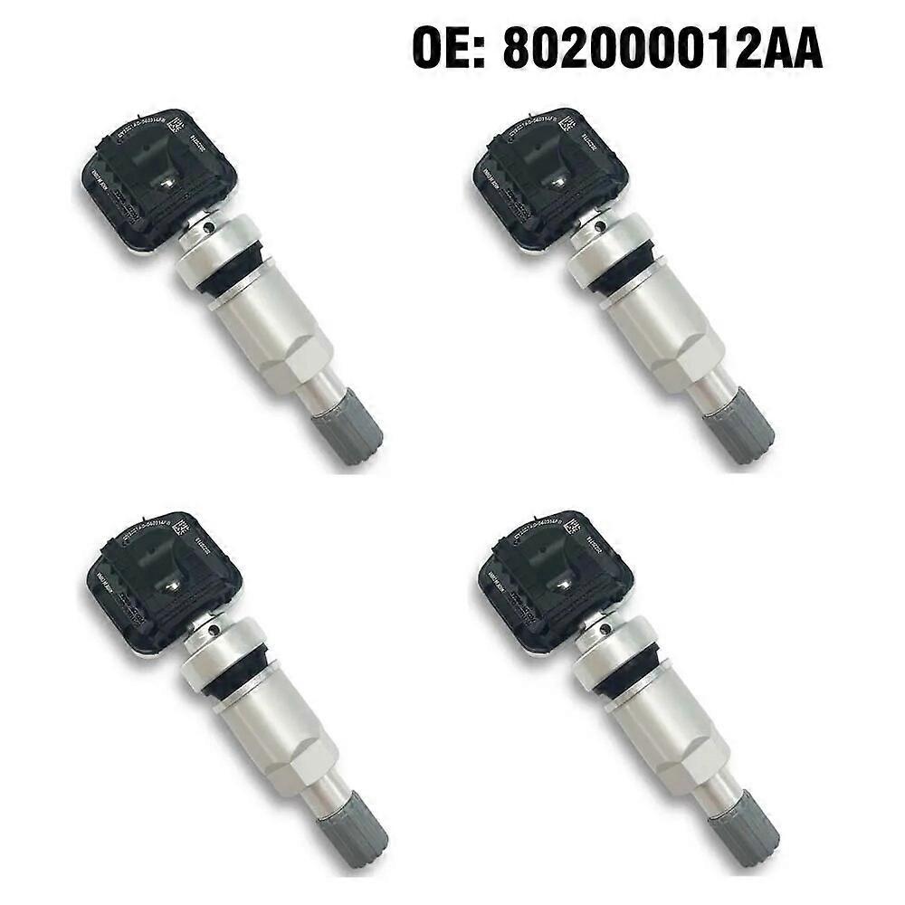 4pcs Car TPMS Sensor Tire Pressure Sensor Monitoring System 802000012AA for Chery Tiggo 4 7pro 8 8pro