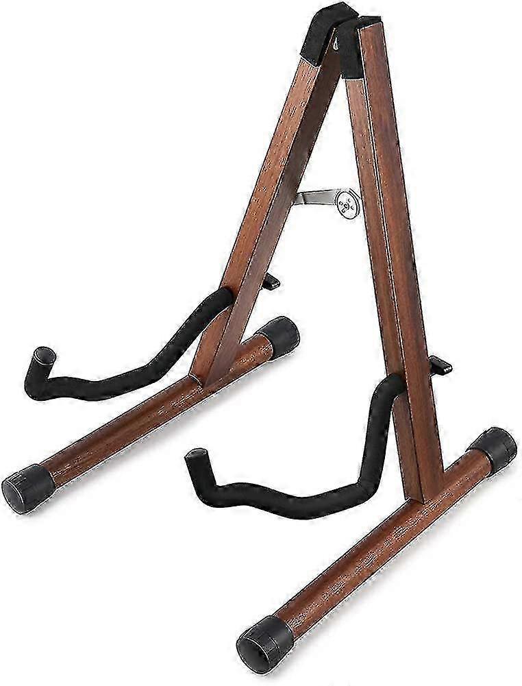 Wooden Guitar Stand Guitar Holder, A-frame Portable Folding Guitar Stand