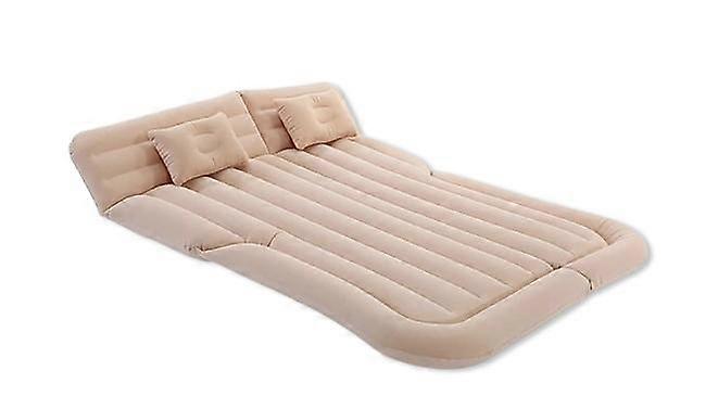 Inflatable Car Air Mattress for MPV, Portable Self Inflating Mattress with Two Pillows Adjustable Blow Up Sleeping Bed for Home Outdoor Camping,Grey