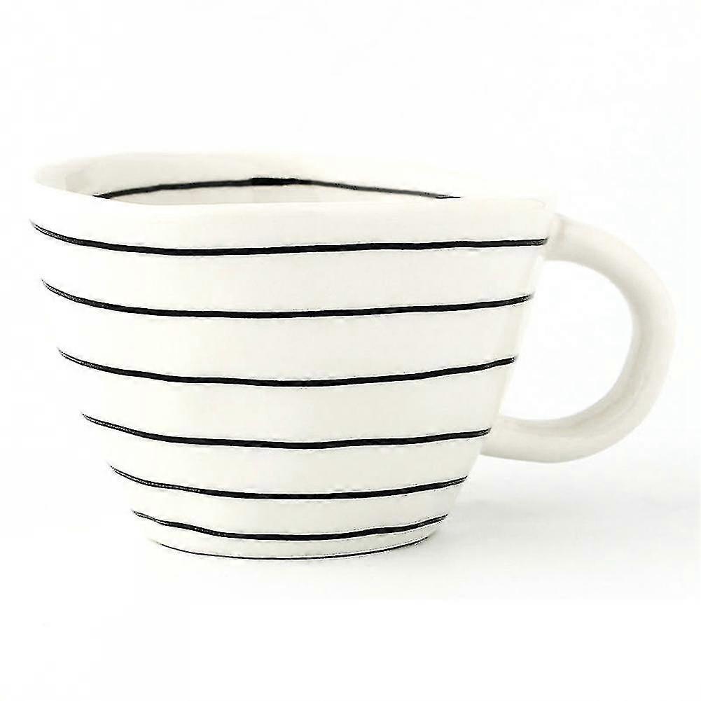 Geometric Ceramic Cup Hand Painted Capacity Irregular Coffee Cup C