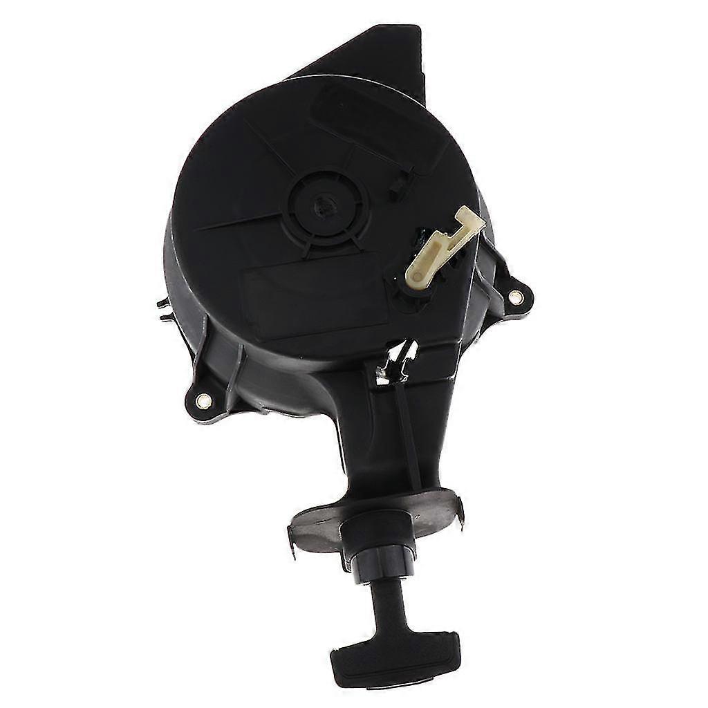 Recoil pull starter assembly for yamaha 4 stroke 5hp generator engine motor (black)