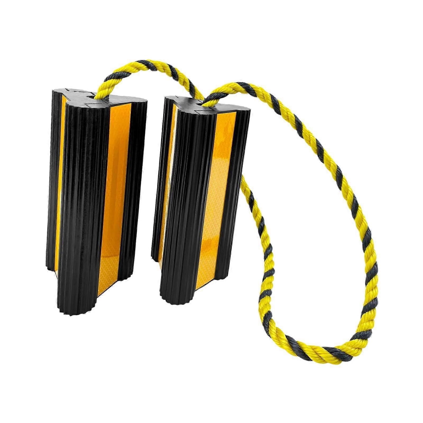 גלגלים chocks עבור נסיעות נגררים סינרי שדה תעופה קל לשימוש פקק צמיגים לרכב