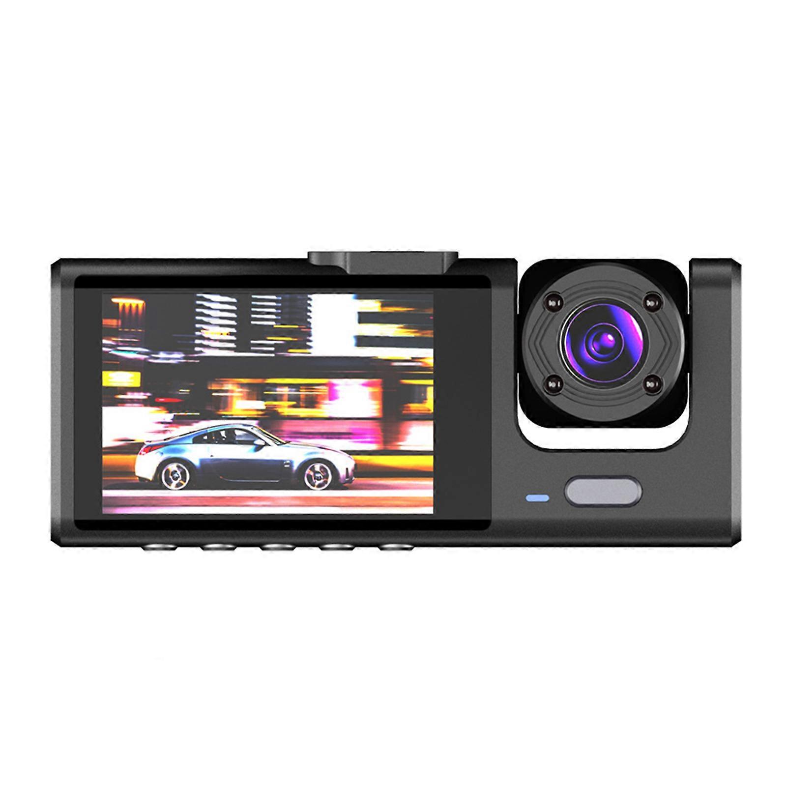 3 Channel Vehicle DVR Recorder Camera 1080P Full HD Driving Recorder for Mobile Monitoring Use