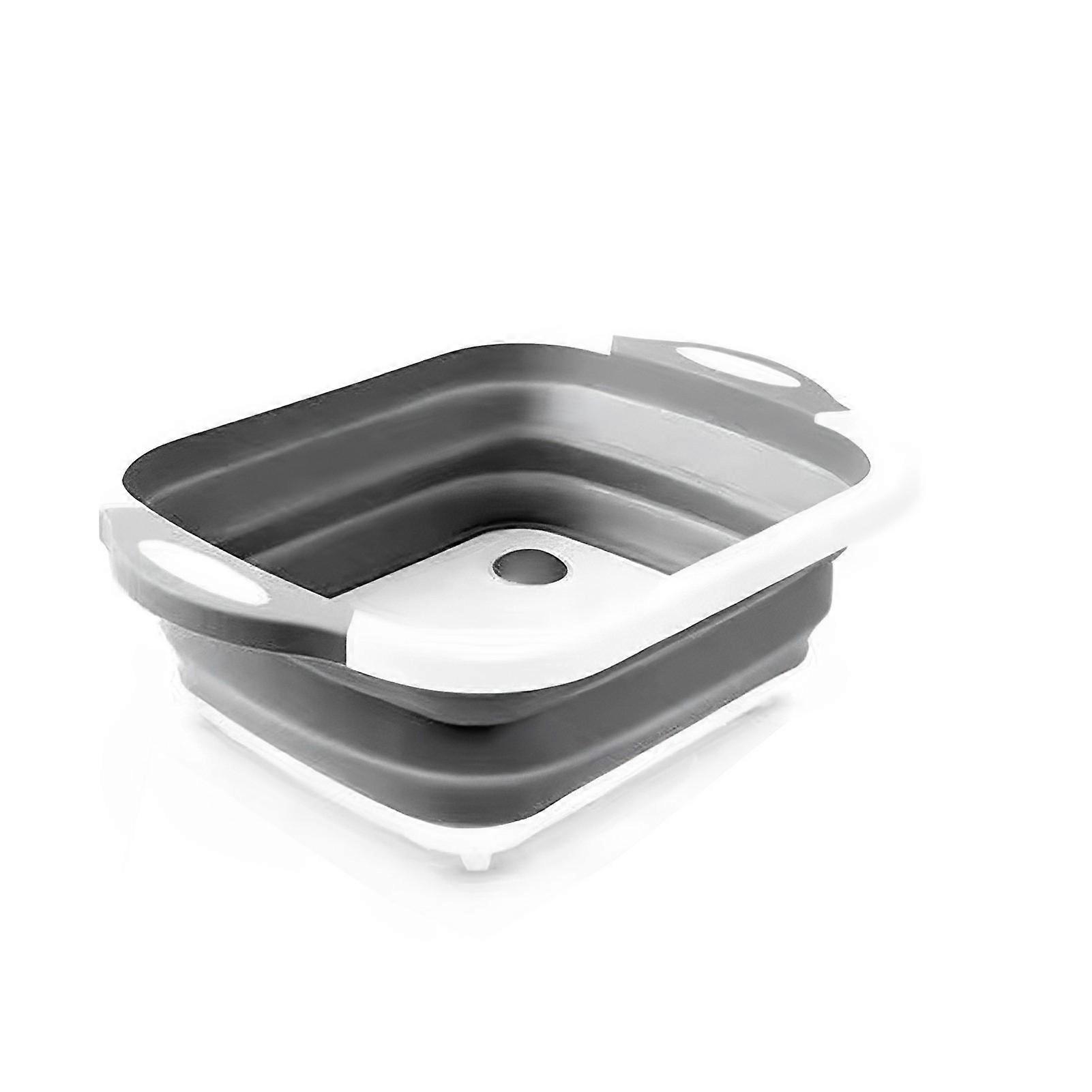 Foldable Kitchen Cutting Board Multifunctional Vegetables Washing Basket for Home Kitchen