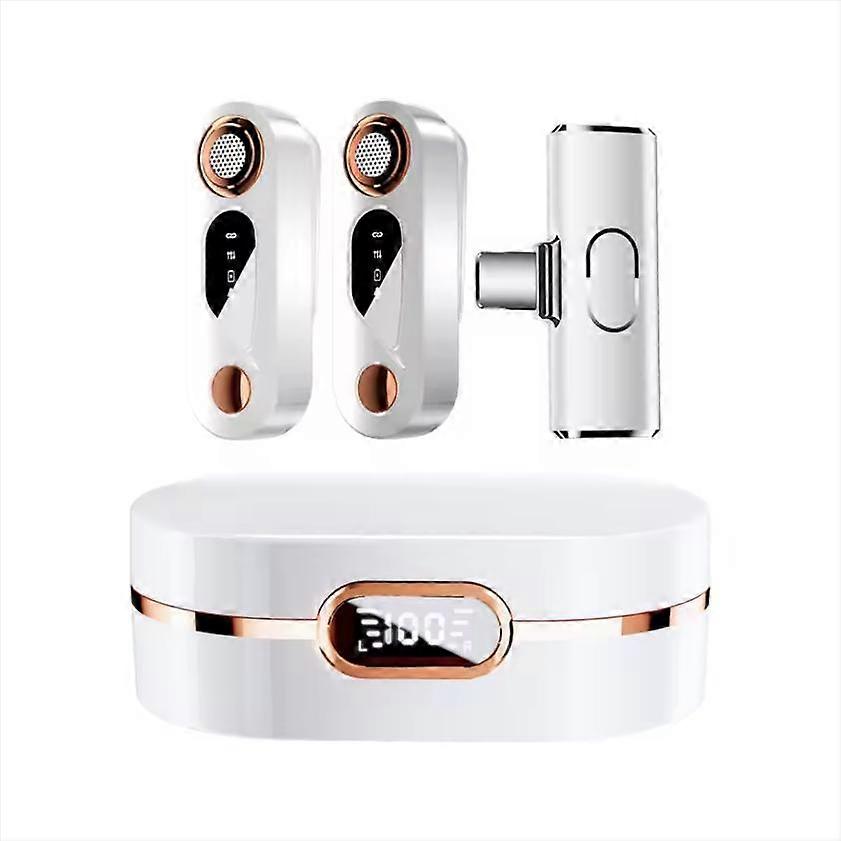 Wireless Microphone OHPA S36 Noise Cancellation And Plug And Play, Mobile Phone Microphone Recording All In One