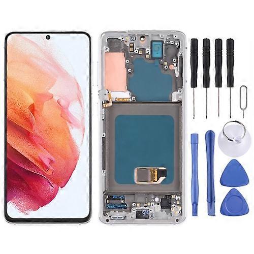 Super AMOLED Screen Replacement Display Digitizer For Samsung Galaxy S21 4G/S21 5G SM-G990 SM-G991 With Repair Tool Kits